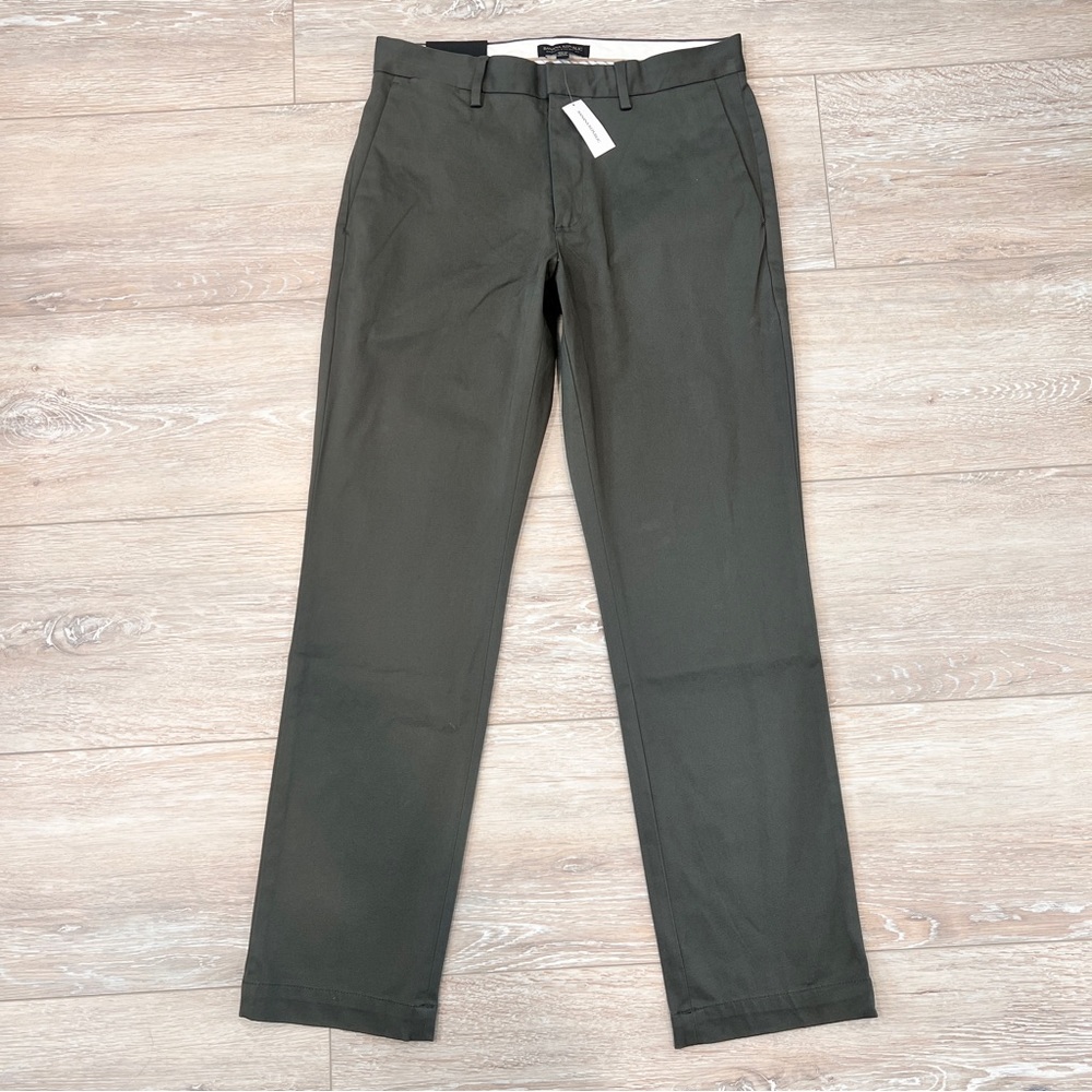 NWT Banana Republic Green Straight Fit Chino Mens 30x30 Pants